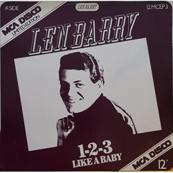 Len Barry 1-2-3 / Like A Baby / I Struck It Rich / It's That Time Of Year USED VINYL 12INCH 45 RPM EP
