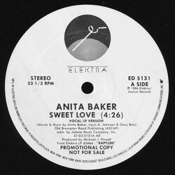 Anita Baker Sweet Love VINYL 12" USED