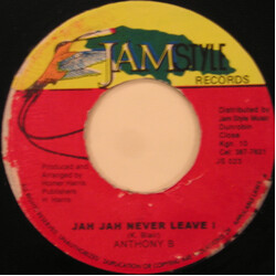 Anthony B Jah Jah Never Leave I USED VINYL 7INCH 45 RPM