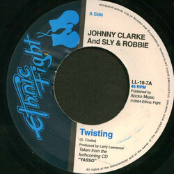 Johnny Clarke / Sly & Robbie Twisting / Dry Ice USED VINYL 7INCH 45 RPM SINGLE REISSUE
