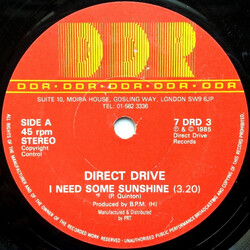 Direct Drive (3) I Need Some Sunshine USED VINYL 7INCH SINGLE