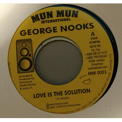 George Nooks Love Is The Solution USED VINYL 7INCH 45 RPM