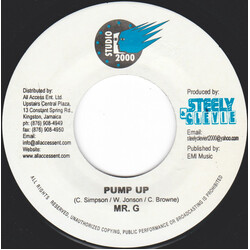 Mr. G (2) / Guru (22) / Gorilla Man (2) Pump Up / Pump Up Di Juice USED VINYL 7INCH 45 RPM