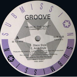 Groove Hijack The Beat Vinyl 12" USED