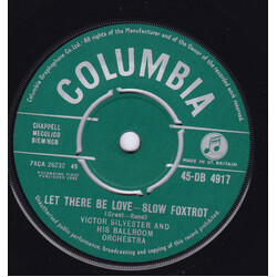 Victor Silvester And His Ballroom Orchestra Let There Be Love Vinyl 7" USED