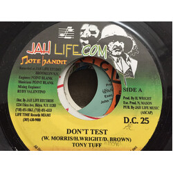 Tony Tuff Don't Test USED VINYL 7INCH 45 RPM REISSUE