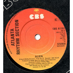 Atlanta Rhythm Section Alien USED VINYL 7INCH 45 RPM SINGLE STEREO