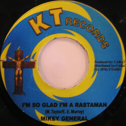 Mikey General / Andrew Coombs / Leego I'm So Glad I'm A Rastaman / She A Rose, He A Rose USED VINYL 7INCH 45 RPM