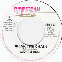 Michael Rose Break The Chain USED VINYL 7INCH 45 RPM SINGLE
