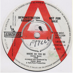 Cher Where Do You Go USED VINYL 7INCH 45 RPM SINGLE PROMO