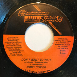 Jimmy Cozier Don't Want To Wait USED VINYL 7INCH 45 RPM SINGLE STEREO