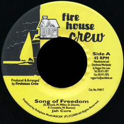 Jah Cure Song Of Freedom USED VINYL 7INCH 45 RPM