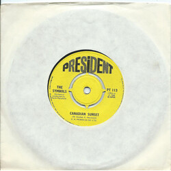 The Symbols Canadian Sunset USED VINYL 7INCH 45 RPM SINGLE