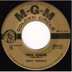 Mark Dinning Teen Angel / Bye Now Baby USED VINYL 7INCH 45 RPM REISSUE