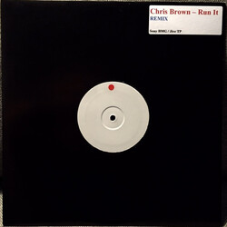 Chris Brown (4) Run It USED VINYL 12INCH SINGLE SIDED WHITE LABEL