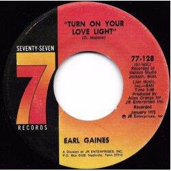 Earl Gaines Turn On Your Love Light / You're The One USED VINYL 7INCH 45 RPM