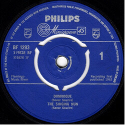 The Singing Nun / Soeur Sourire Dominique USED VINYL 7INCH 45 RPM SINGLE