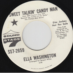 Ella Washington Sweet Talkin Candy Man / He'll Be Back USED VINYL 7INCH PROMO