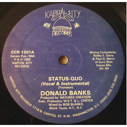 Donald Banks Status-Quo / Just One More Chance Vinyl 12" USED