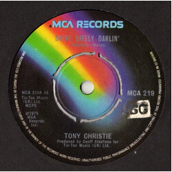 Tony Christie Drive Safely Darlin' USED VINYL 7INCH SINGLE