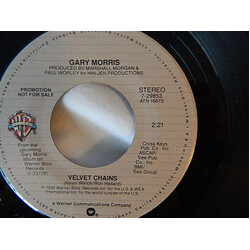 Gary Morris Velvet Chains USED VINYL 7INCH SINGLE PROMO