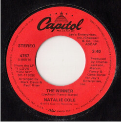 Natalie Cole The Winner USED VINYL 7INCH SINGLE