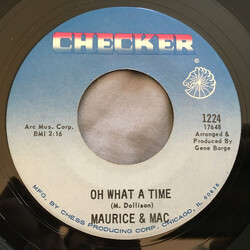 Maurice & Mac Oh What A Time USED VINYL 7INCH SINGLE
