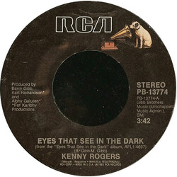 Kenny Rogers Eyes That See In The Dark USED VINYL 7INCH 45 RPM SINGLE STYRENE STEREO