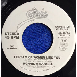 Ronnie McDowell I Dream Of Women Like You USED VINYL 7INCH 45 RPM SINGLE PROMO