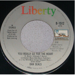 Dan Seals You Really Go For The Heart USED VINYL 7INCH 45 RPM