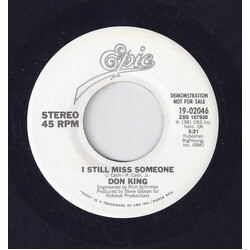 Don King (6) I Still Miss Someone USED VINYL 7INCH 45 RPM SINGLE PROMO
