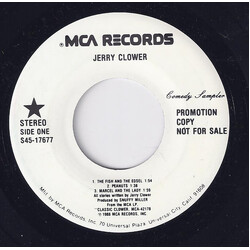 Jerry Clower / Riders In The Sky The Fish And The Edsel USED VINYL 7INCH 45 RPM PROMO SAMPLER STEREO