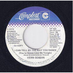 Vern Gosdin I Can Tell By The Way You Dance (You're Gonna Love Me Tonight) USED VINYL 7INCH 45 RPM PROMO
