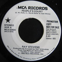 Ray Stevens People's Court USED VINYL 7INCH SINGLE PROMO