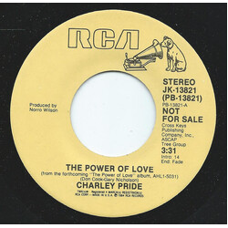 Charley Pride The Power Of Love / Ellie USED VINYL 7INCH 45 RPM PROMO