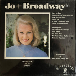 Jo Stafford / Paul Weston And His Orchestra Jo + Broadway Vinyl LP USED
