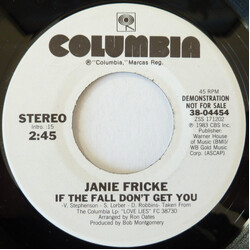 Janie Fricke If The Fall Don't Get You USED VINYL 7INCH 45 RPM PROMO