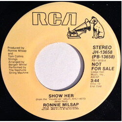 Ronnie Milsap Show Her USED VINYL 7INCH 45 RPM SINGLE PROMO STEREO MONO