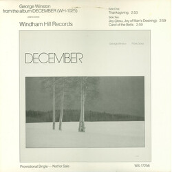 George Winston December USED VINYL 12INCH 33 S RPM SINGLE PROMO