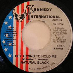 Natural Black They Trying To Hold Me USED VINYL 7INCH 45 RPM