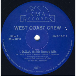 West Coast Crew D.O.A. Vinyl 12" USED