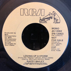 Razzy Bailey Loving Up A Storm USED VINYL 7INCH 45 RPM SINGLE PROMO