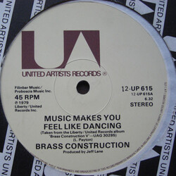 Brass Construction Music Makes You Feel Like Dancing USED VINYL 12INCH 45 RPM