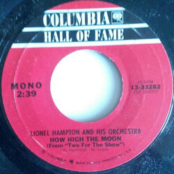 Lionel Hampton And His Orchestra / Miles Davis And His Orchestra How High The Moon / On Green Dolphin Street USED VINYL 7INCH 45 RPM MONO