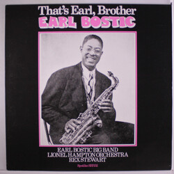 Earl Bostic That's Earl, Brother Vinyl LP USED