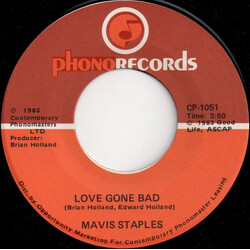 Mavis Staples Love Gone Bad USED VINYL 7INCH 45 RPM SINGLE