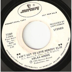 Melba Moore I Ain't Got To Love Nobody Else / Love Letters USED VINYL 7INCH PROMO STYRENE