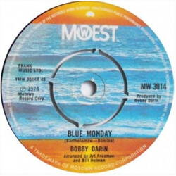 Bobby Darin Blue Monday USED VINYL 7INCH 45 RPM SINGLE