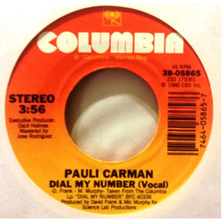Pauli Carman Dial My Number USED VINYL 7INCH 45 RPM SINGLE