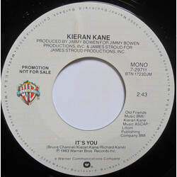 Kieran Kane It's You USED VINYL 7INCH 45 RPM PROMO STEREO MONO